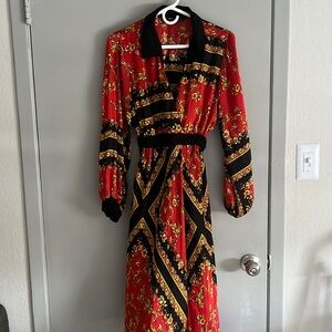 ZARA Used floral dress very unique style